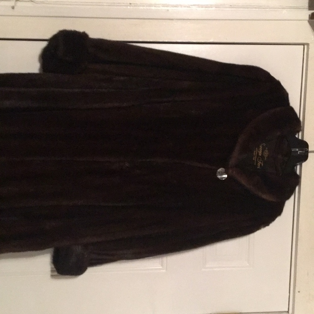 Mahogany mink coat